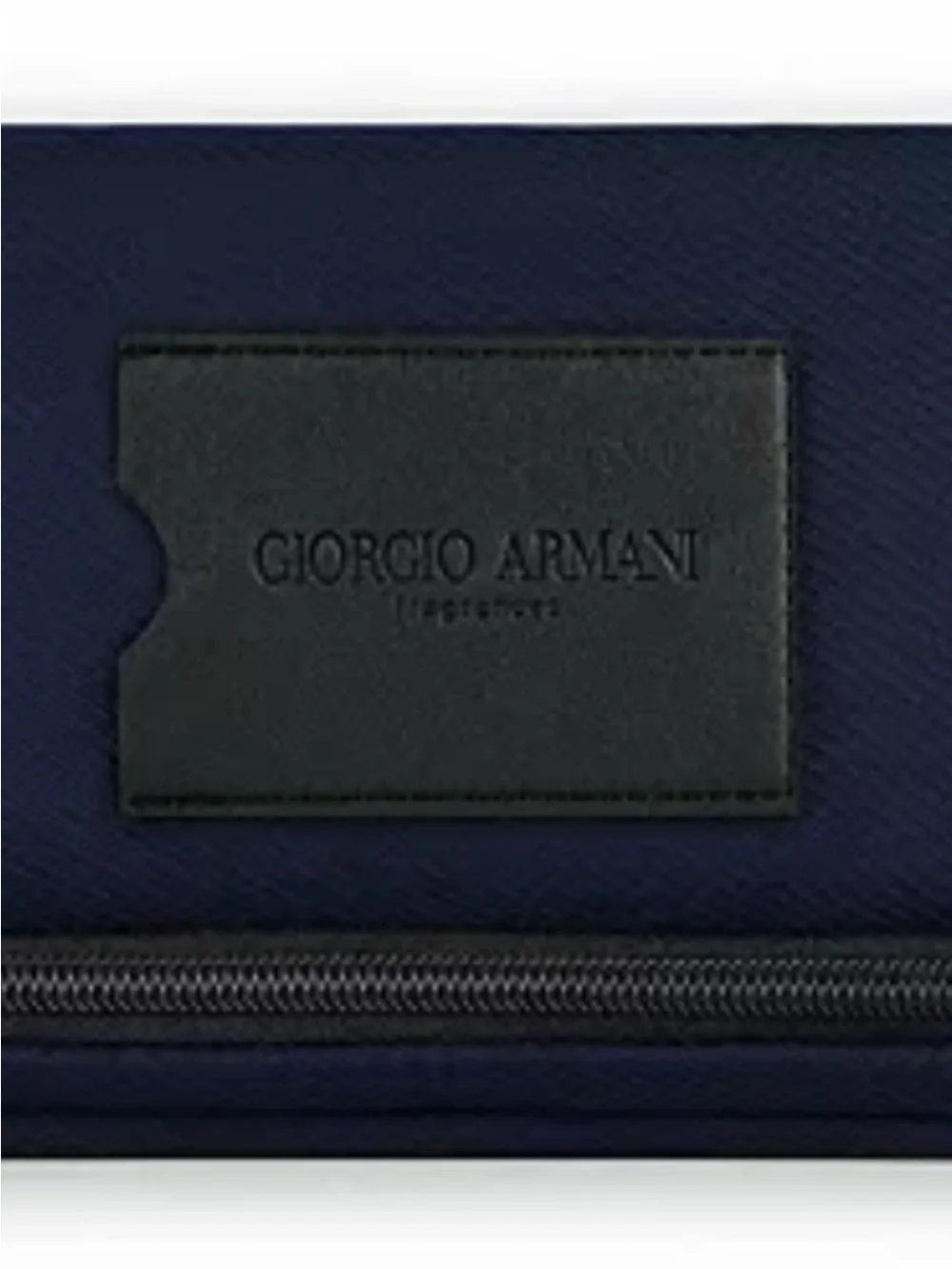 Authentic Giorgio Armani Navy & Black makeup cosmetic bag / Toiletry Pouch